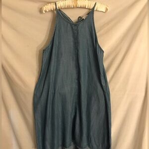 Mud Pie Light Denim Shift Style Dress Size Medium